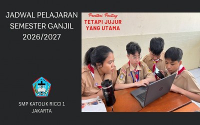 JADWAL PELAJARAN RABU, 15 JULI 2026