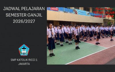 JADWAL PELAJARAN SENIN, 13 JULI 2026