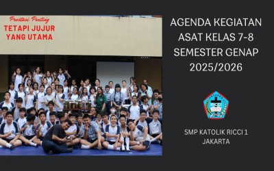 AGENDA ASAT KELAS 7-8 dan PERSIAPAN PELEPASAN KELAS 9